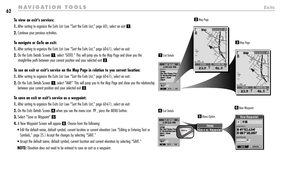 Cobra Electronics GPS 1000 User Manual | Page 64 / 104