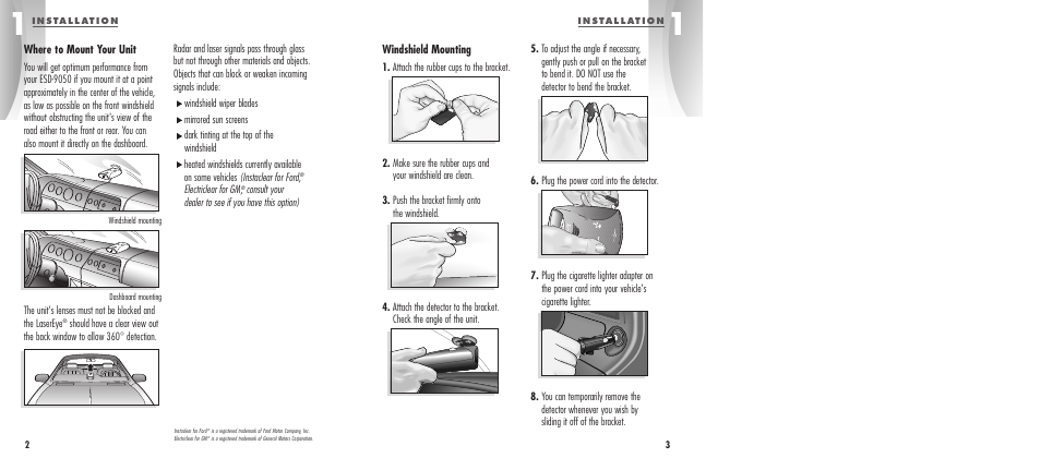 Cobra Electronics ESD-9050 User Manual | Page 4 / 12