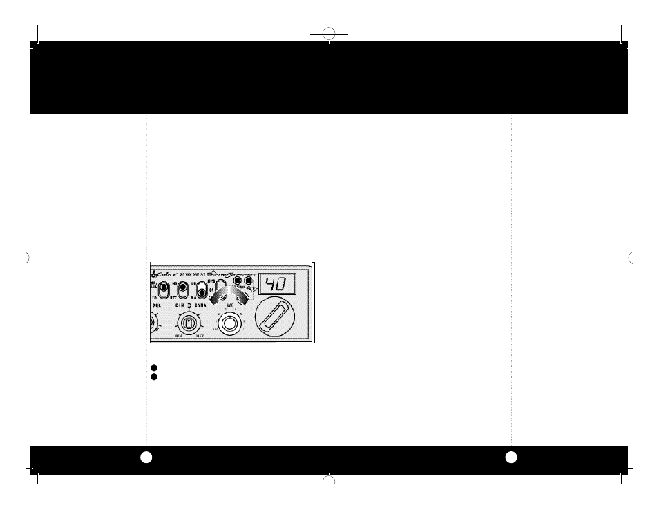 Operation | Cobra Electronics 25 WX NW ST User Manual | Page 12 / 22