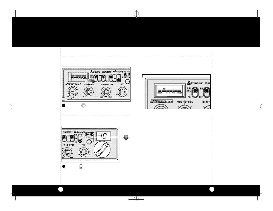 Operation | Cobra Electronics 25 WX NW ST User Manual | Page 6 / 22