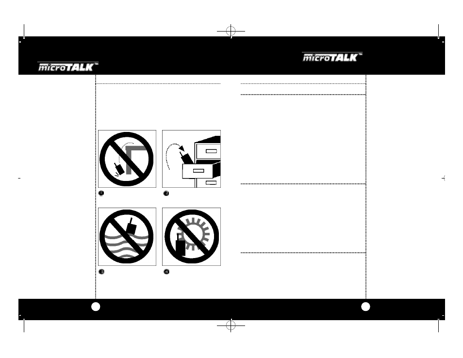 Professional specifications, Caring for your professional radio, Caring for your microtalk professional radio | Cobra Electronics microTalk Professional 2-Way Radio User Manual | Page 22 / 29