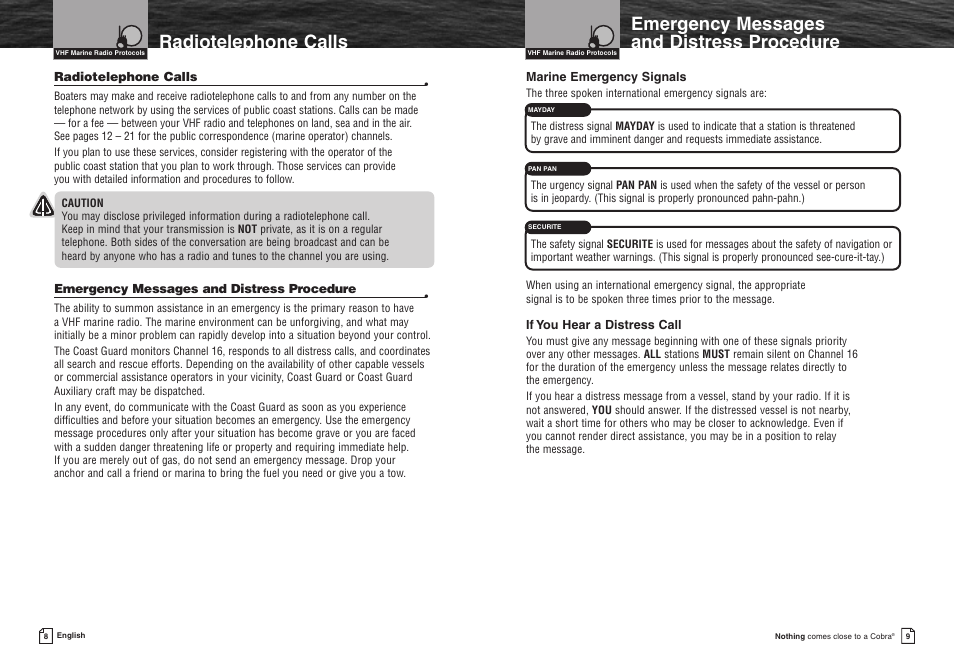 Cobra Electronics MR HH90 VP User Manual | Page 7 / 23