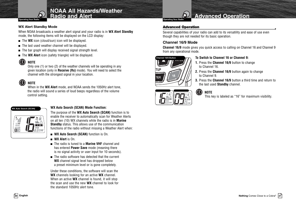 Cobra Electronics MR HH125 User Manual | Page 13 / 30