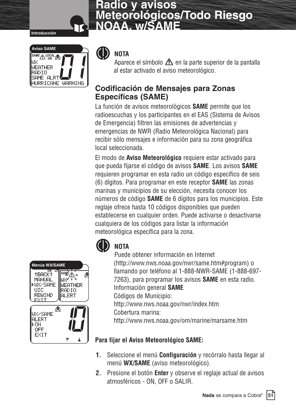 Cobra Electronics MARINE MR F80B User Manual | Page 54 / 83