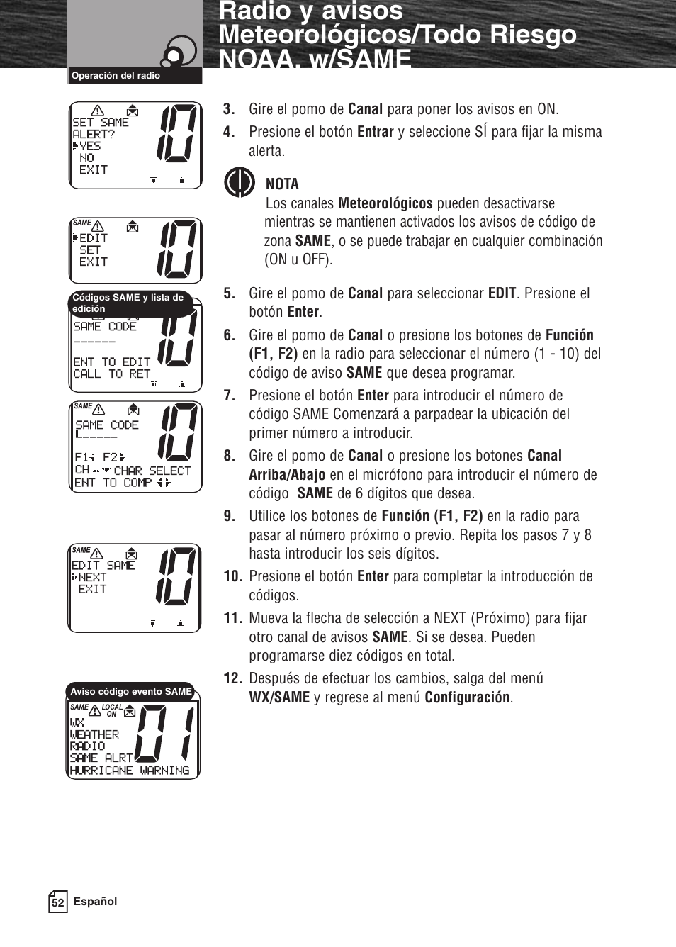 Características del producto | Cobra Electronics MARINE MR F80B User Manual | Page 55 / 83