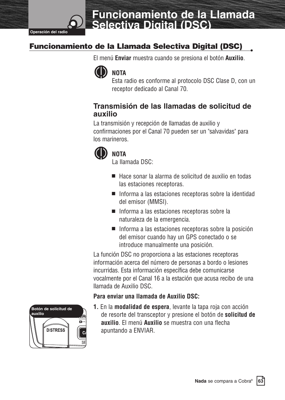 Características del producto | Cobra Electronics MARINE MR F80B User Manual | Page 66 / 83