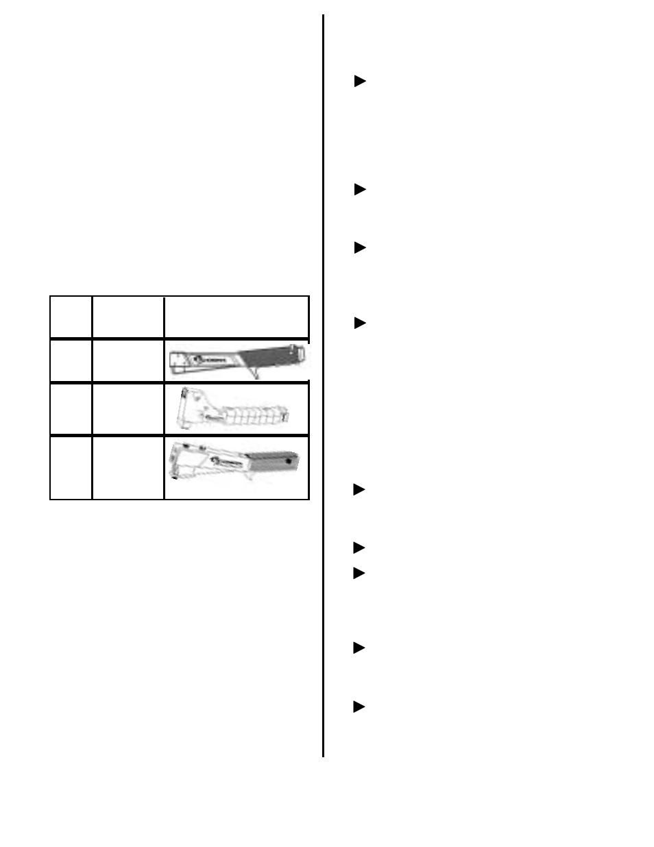 Utilisation du marteau cloueur cobra, Instructions de chargement (fig. 1, 2, 3, 4), Choix de la longueur adéquate de l’agrafe | Cobra Electronics 6000 6100 6200 User Manual | Page 16 / 19