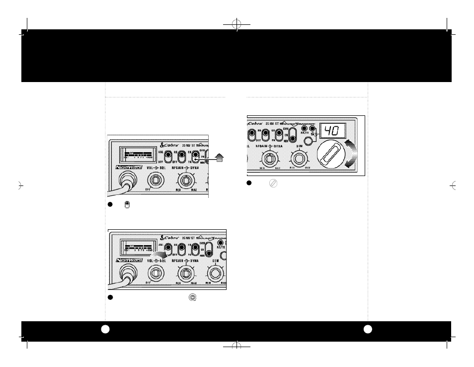 Operation | Cobra Electronics Cobra 25 NW ST User Manual | Page 5 / 22