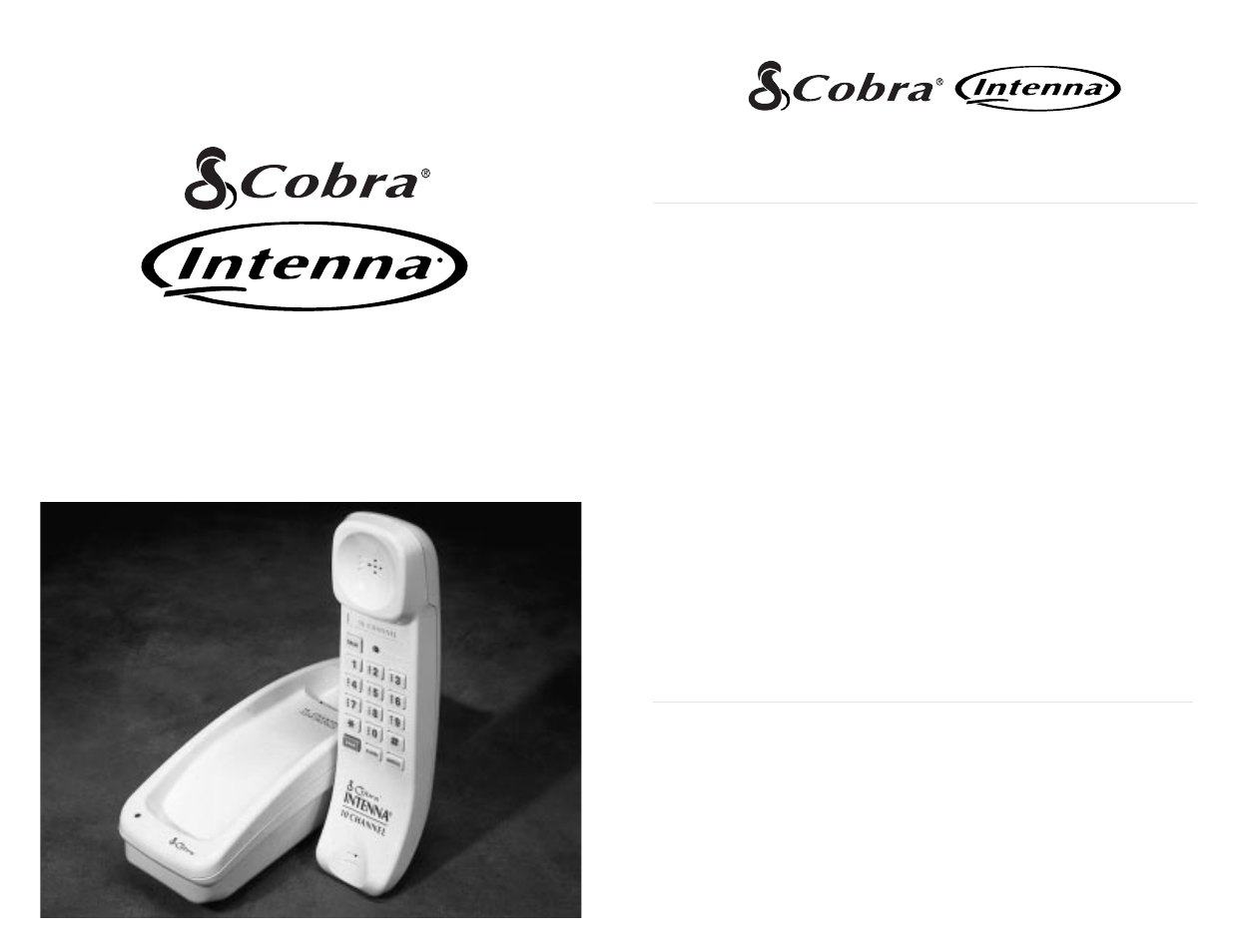 Cobra Electronics CP-705 User Manual | 9 pages