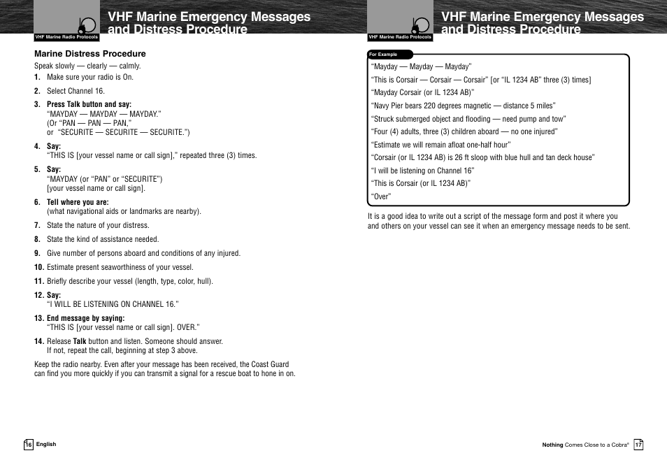 Cobra Electronics MR HH425LI VP User Manual | Page 12 / 42