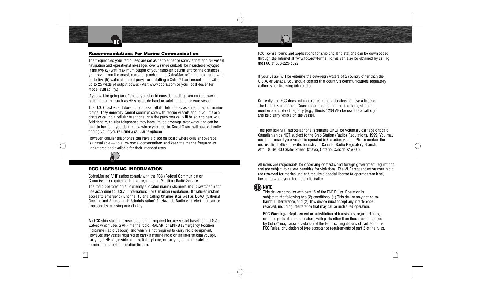 Cobra Electronics MR HH100 VP User Manual | Page 5 / 23