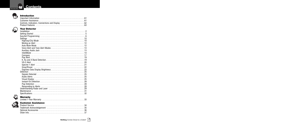 Cobra Electronics XRS 9730 User Manual | Page 3 / 21