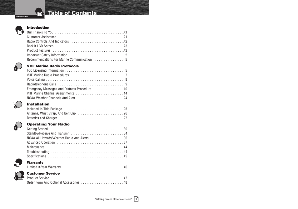 Cobra Electronics MR HH400X VP User Manual | Page 3 / 27