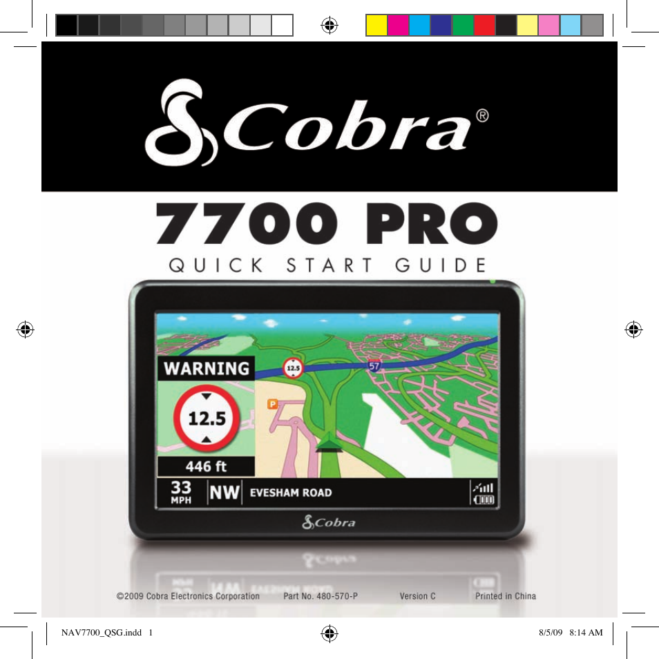 Cobra Electronics Cobra 7700 PRO User Manual | 17 pages
