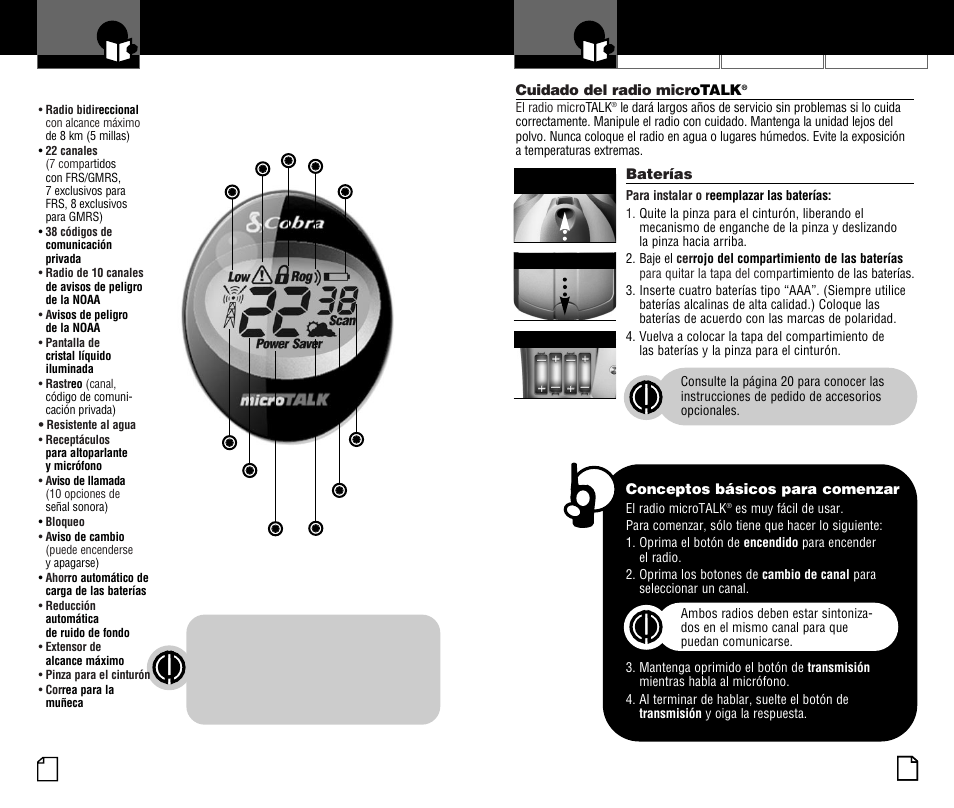 Características del producto | Cobra Electronics PR375WX User Manual | Page 16 / 24