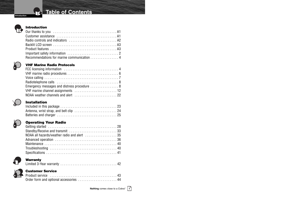 Cobra Electronics MR HH300 VP User Manual | Page 3 / 25