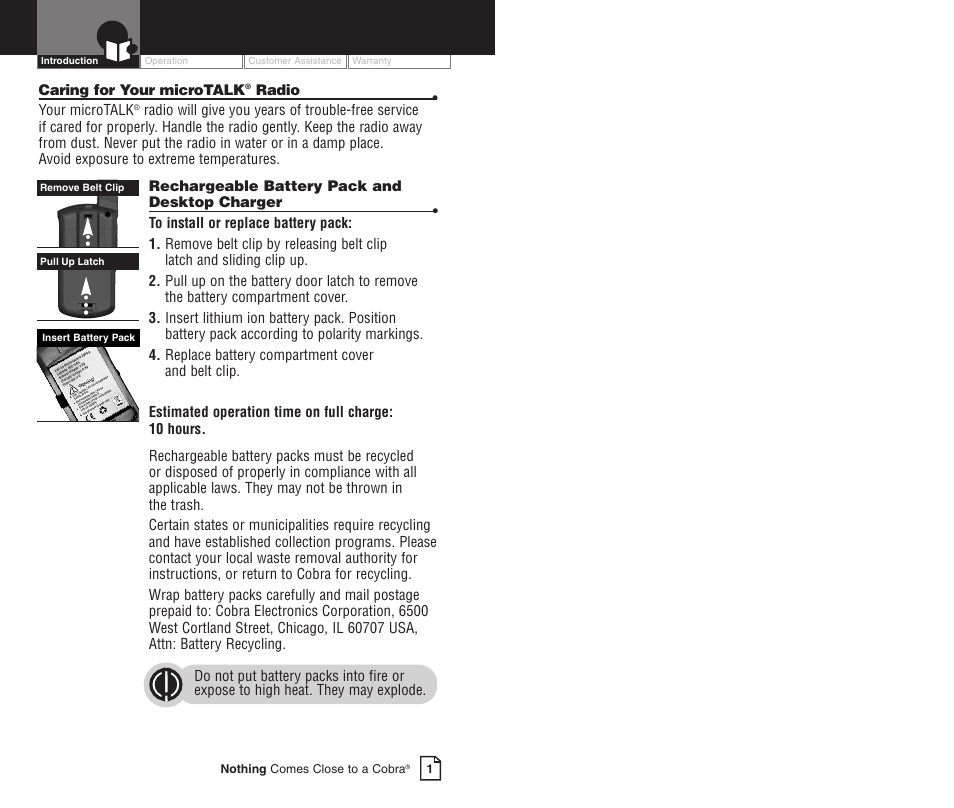 Cobra Electronics LI 3900DXC User Manual | Page 4 / 19