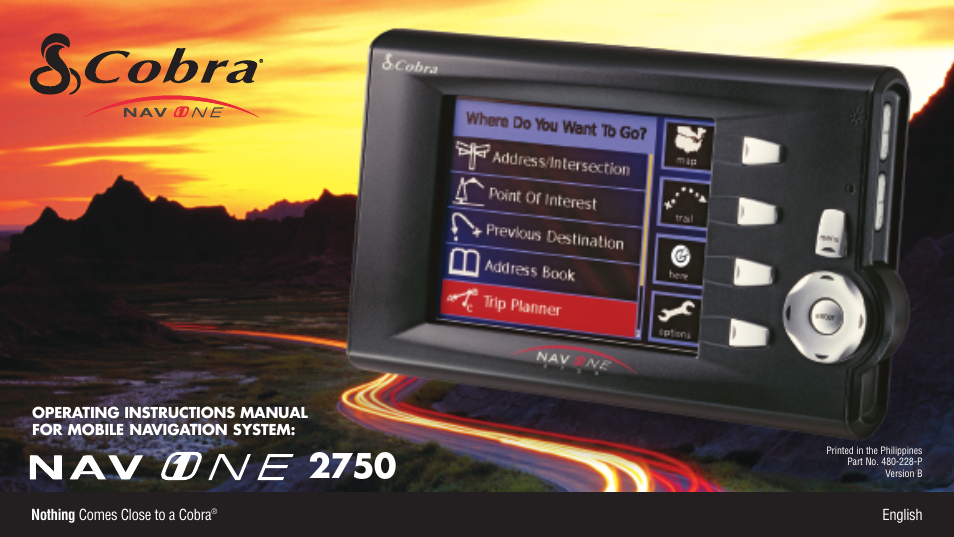 Cobra Electronics 2750 User Manual | 24 pages