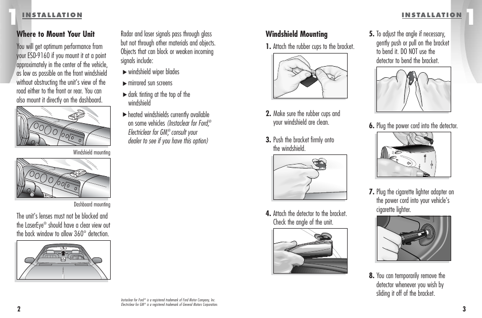Cobra Electronics ESD-9160 User Manual | Page 4 / 16