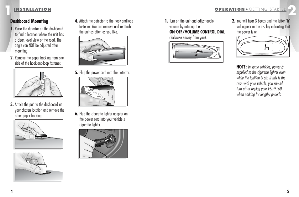 Cobra Electronics ESD-9160 User Manual | Page 5 / 16