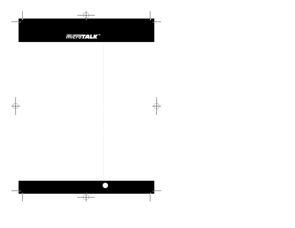 Cobra Electronics MicroTalk User Manual | 31 pages
