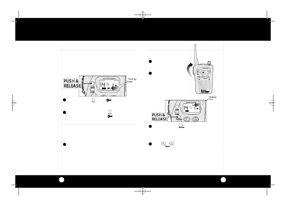 Advanced features, Dual watch function, Lock function | Cobra Electronics MicroTalk User Manual | Page 23 / 31