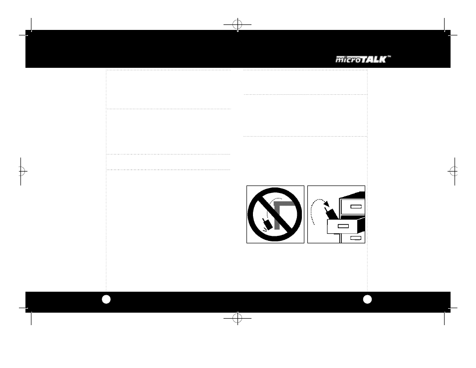 Frequency range, Caring for your microtalk radio, Frequency ranges | Weather frequency ranges | Cobra Electronics MicroTalk User Manual | Page 25 / 31