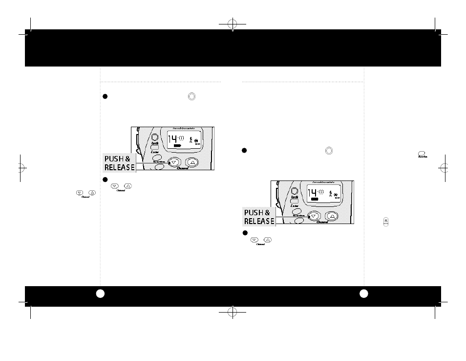 Operation, Select main channel, Select ctcss subchannel | Cobra Electronics MicroTalk User Manual | Page 4 / 31