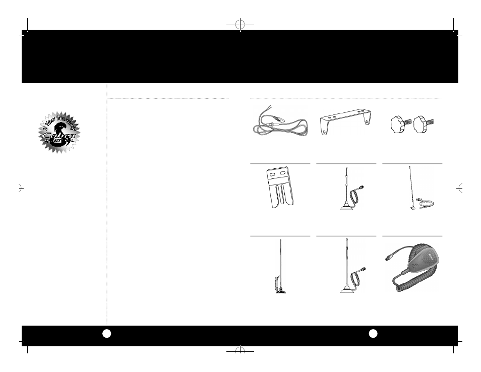 Limited two year warranty, Optional accessories | Cobra Electronics 29NW ST User Manual | Page 18 / 24