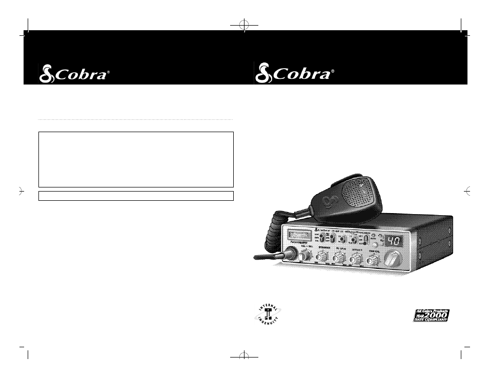 29 nw st, Cb radio | Cobra Electronics 29NW ST User Manual | Page 22 / 24