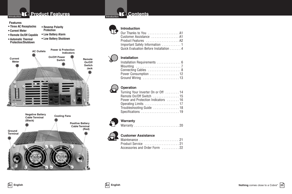 Cobra Electronics CPI 1550 User Manual | Page 2 / 14