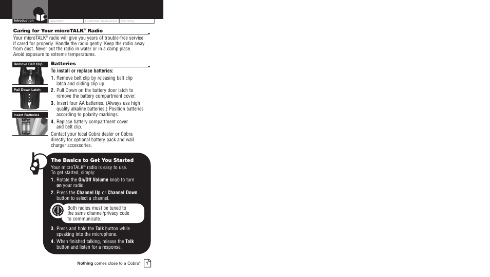 Cobra Electronics PR4700WX User Manual | Page 3 / 17