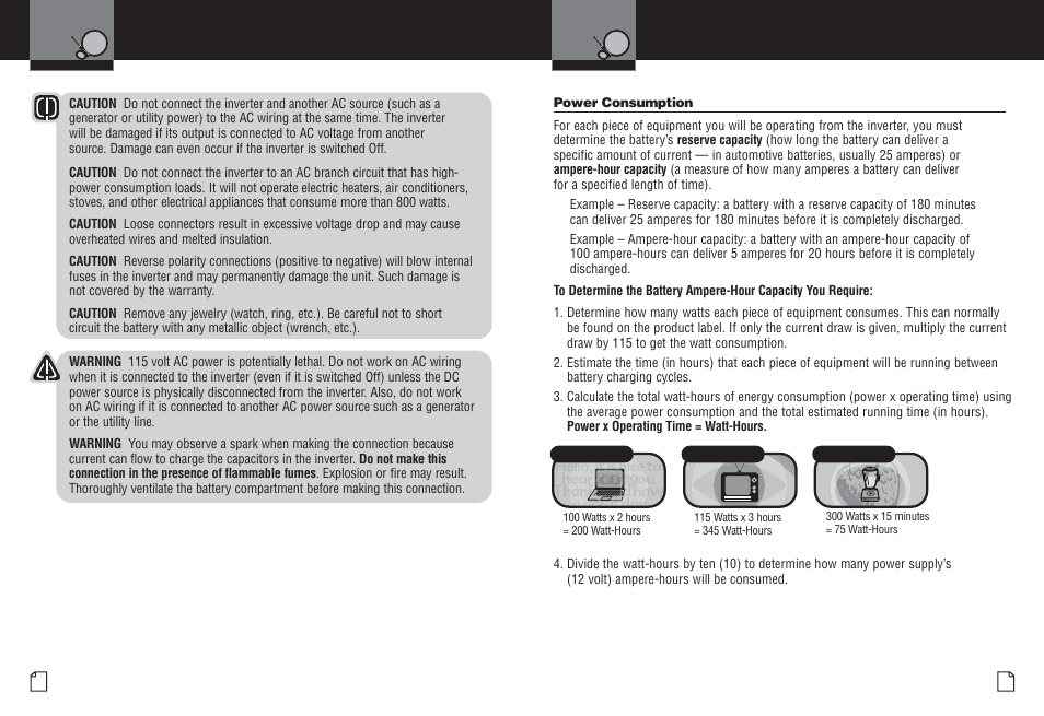 Connecting cables, Power consumption | Cobra Electronics CPI M800 User Manual | Page 8 / 14