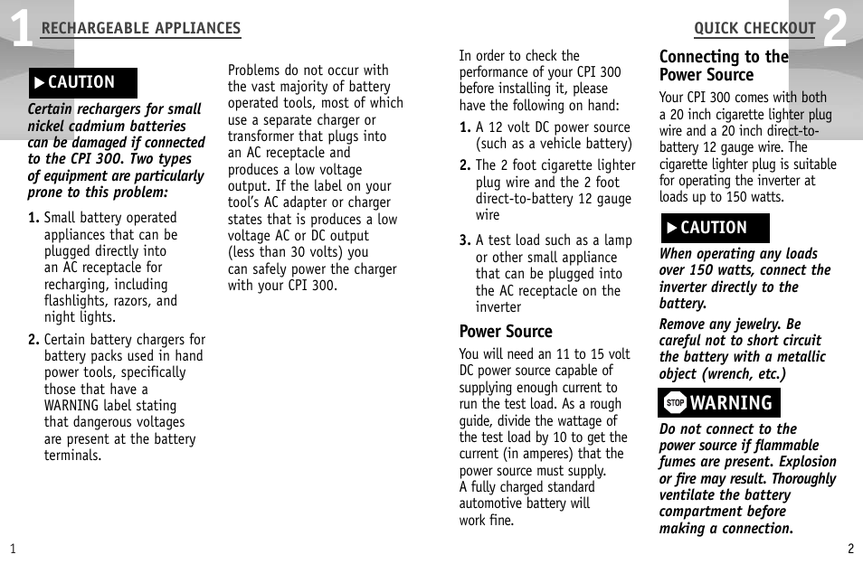 Cobra Electronics CPI 300 User Manual | Page 4 / 10