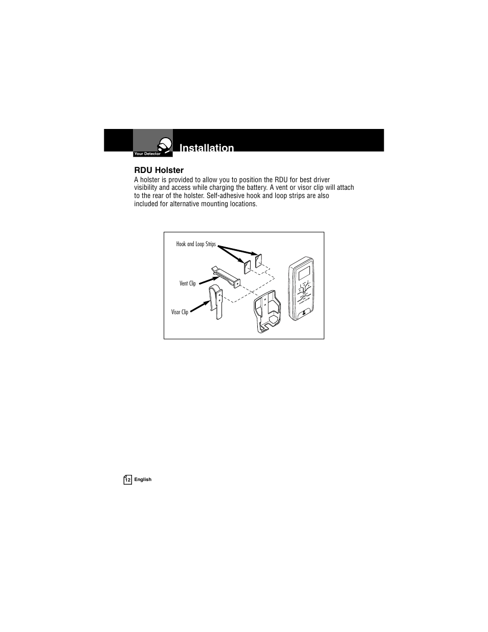Installation | Cobra Electronics INTELLILINK XRS R9G User Manual | Page 16 / 49