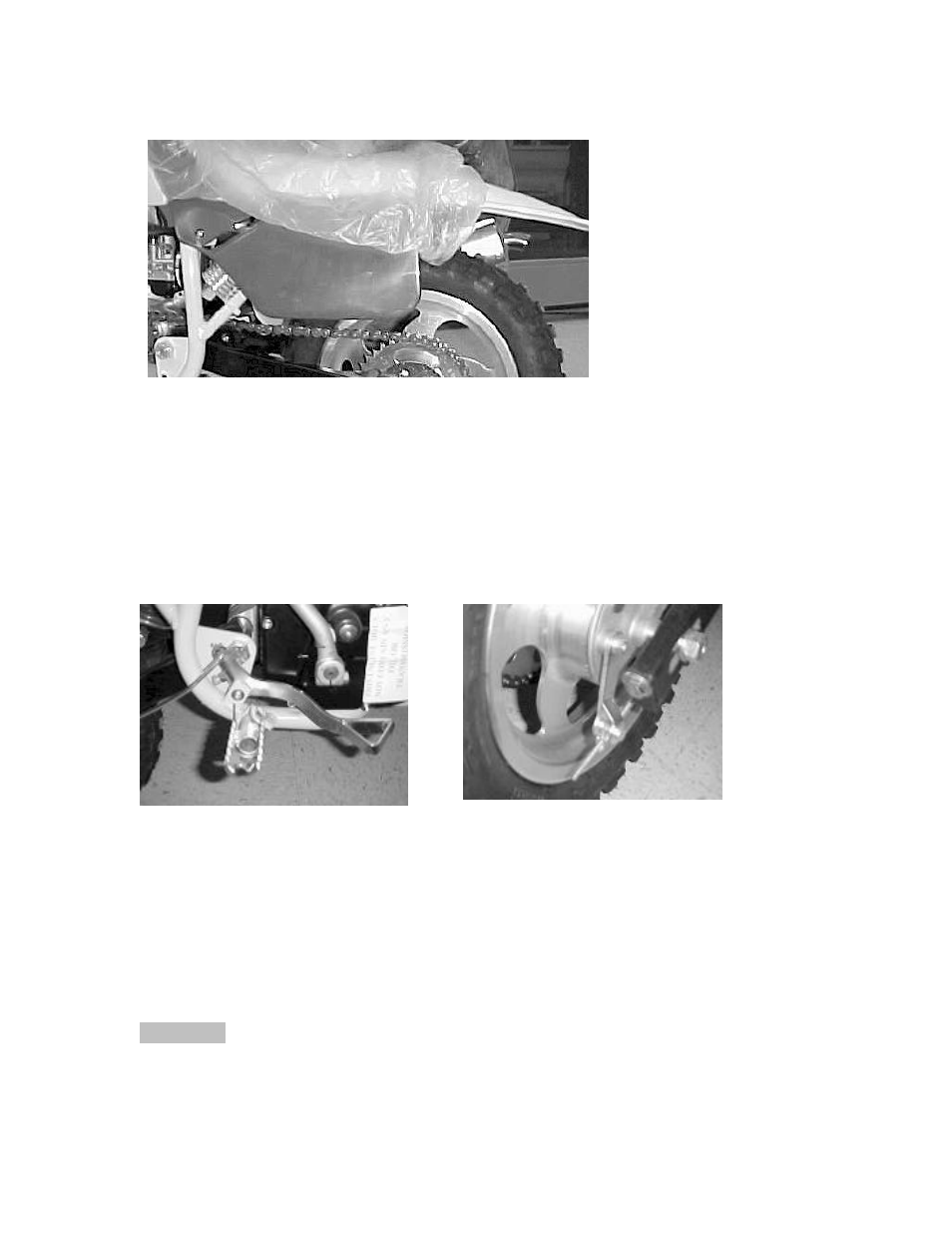 M2: chain adjustment, M3: rear brake adjustment | Cobra Electronics King 2003 User Manual | Page 13 / 52