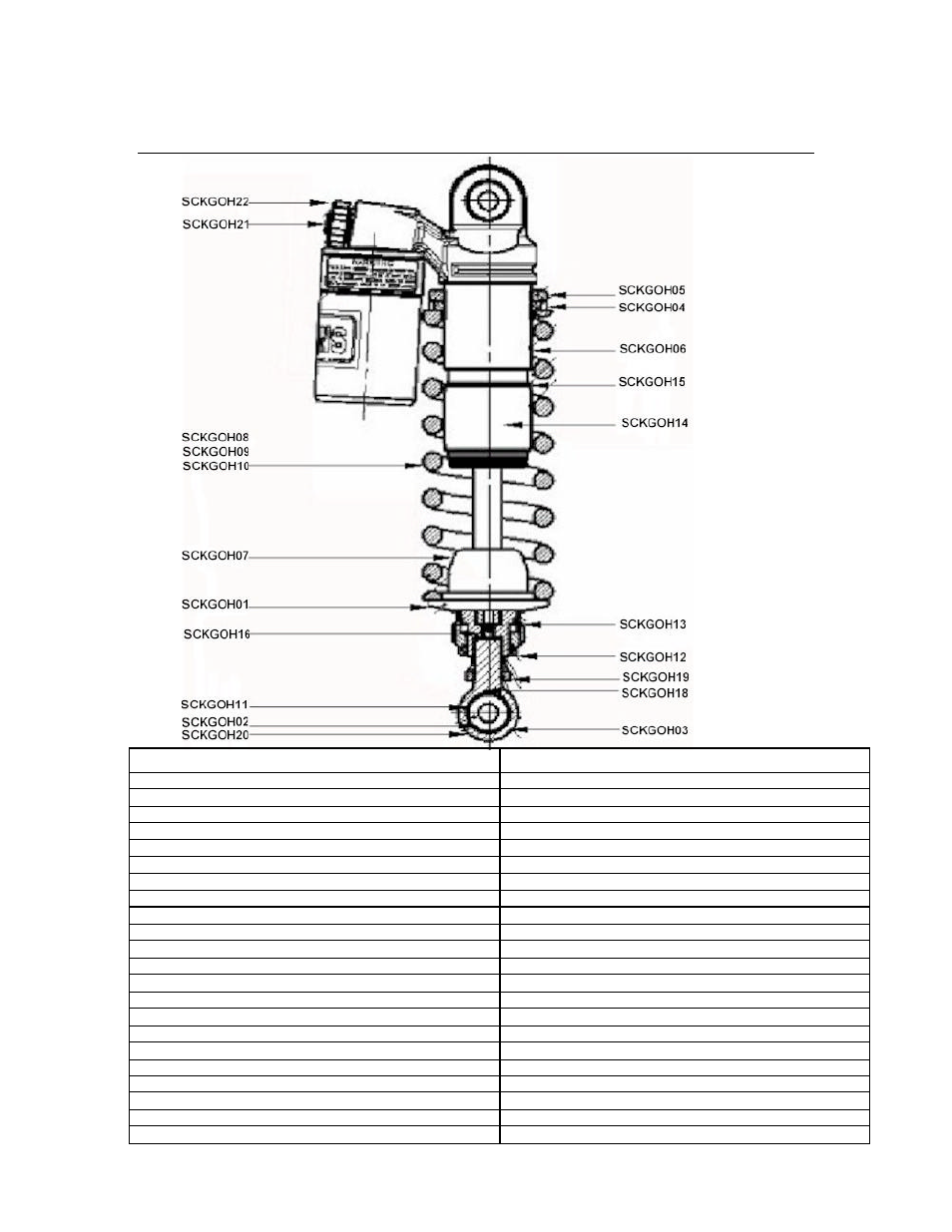 Cs2: suspension, Rear shock | Cobra Electronics King 2003 User Manual | Page 48 / 52