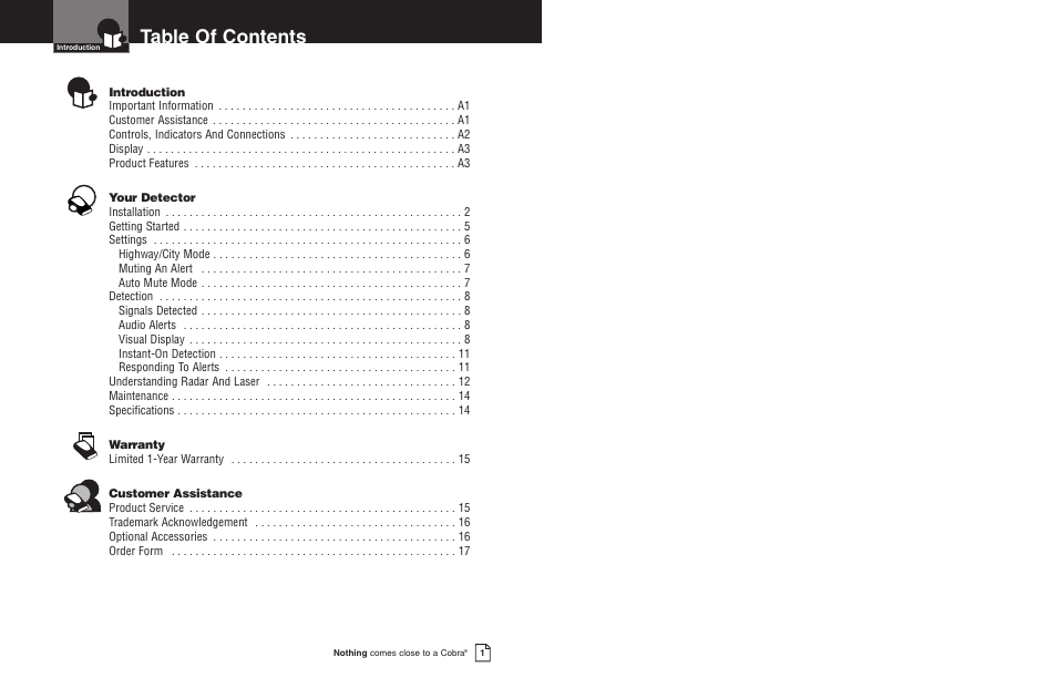 Cobra Electronics ESD 8200 User Manual | Page 3 / 11