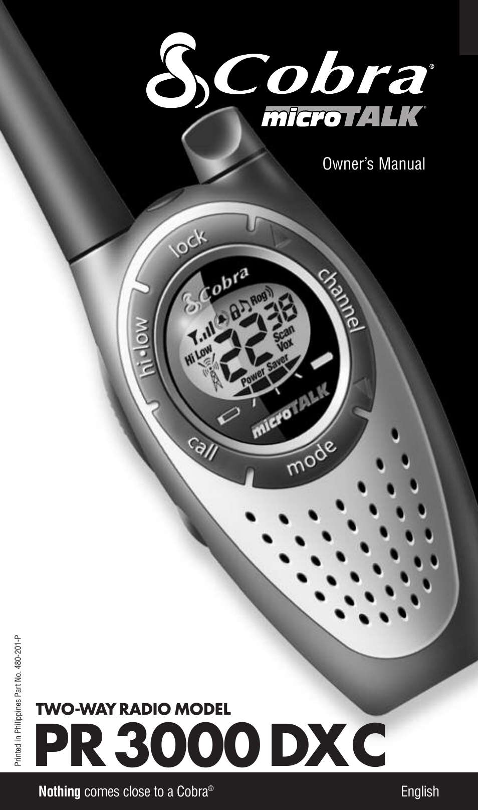 Cobra Electronics PR3000DXC User Manual | 15 pages