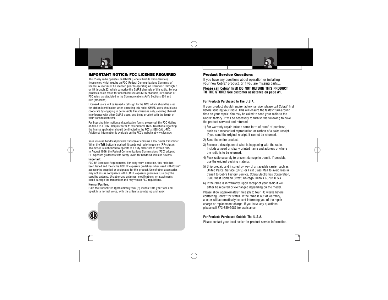 Licensing and service | Cobra Electronics PR560WX User Manual | Page 10 / 12