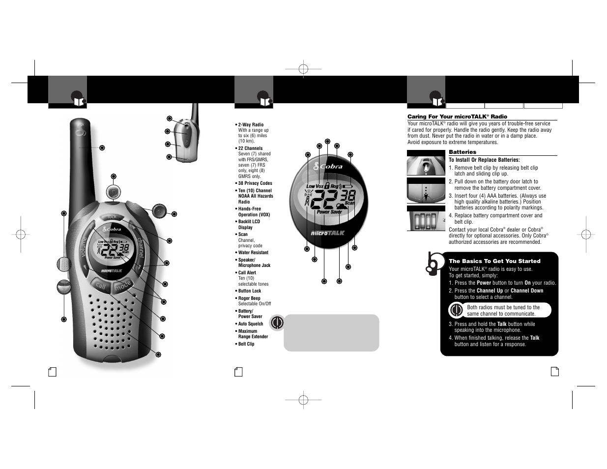 Product features | Cobra Electronics PR560WX User Manual | Page 3 / 12