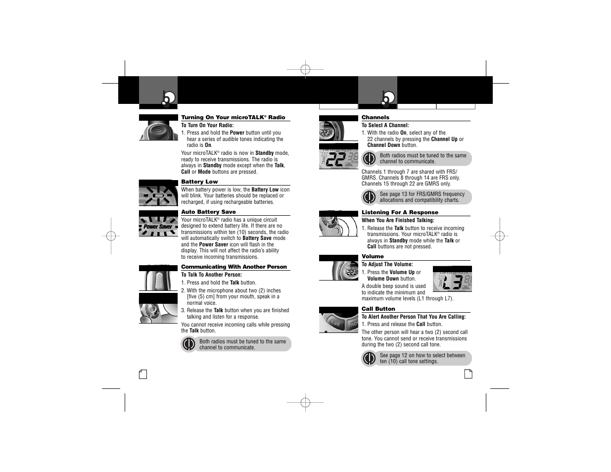 Using your radio | Cobra Electronics PR560WX User Manual | Page 4 / 12