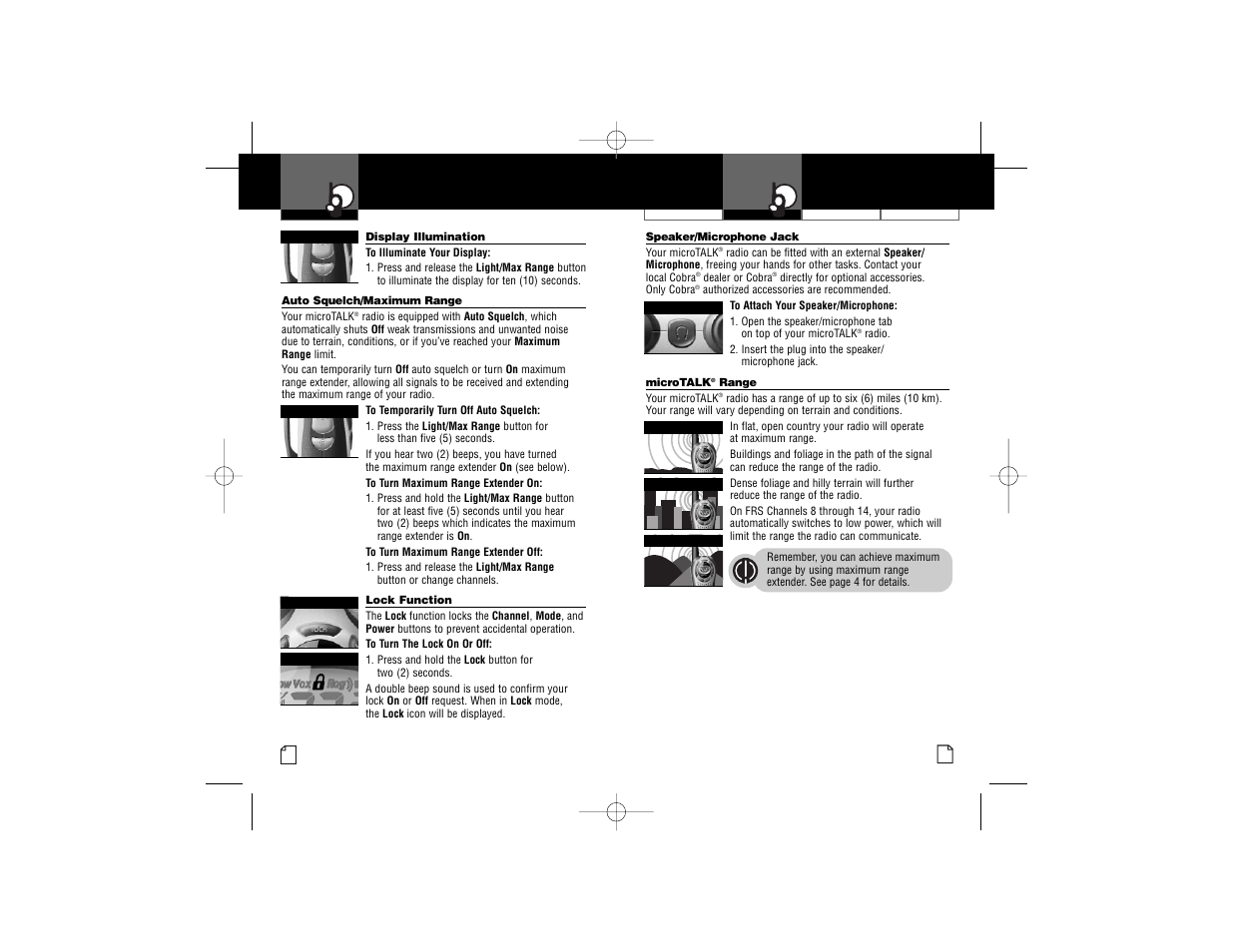 Using your radio | Cobra Electronics PR560WX User Manual | Page 5 / 12