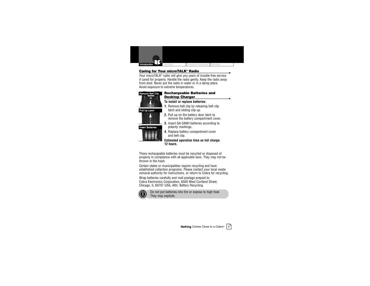 Cobra Electronics PR3850WX User Manual | Page 3 / 15
