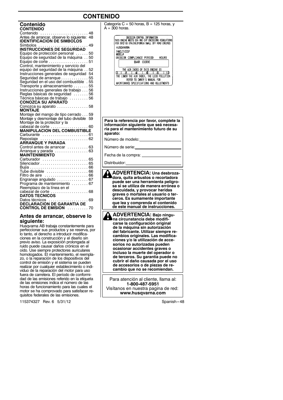 Husqvarna 128LD User Manual | Page 48 / 71