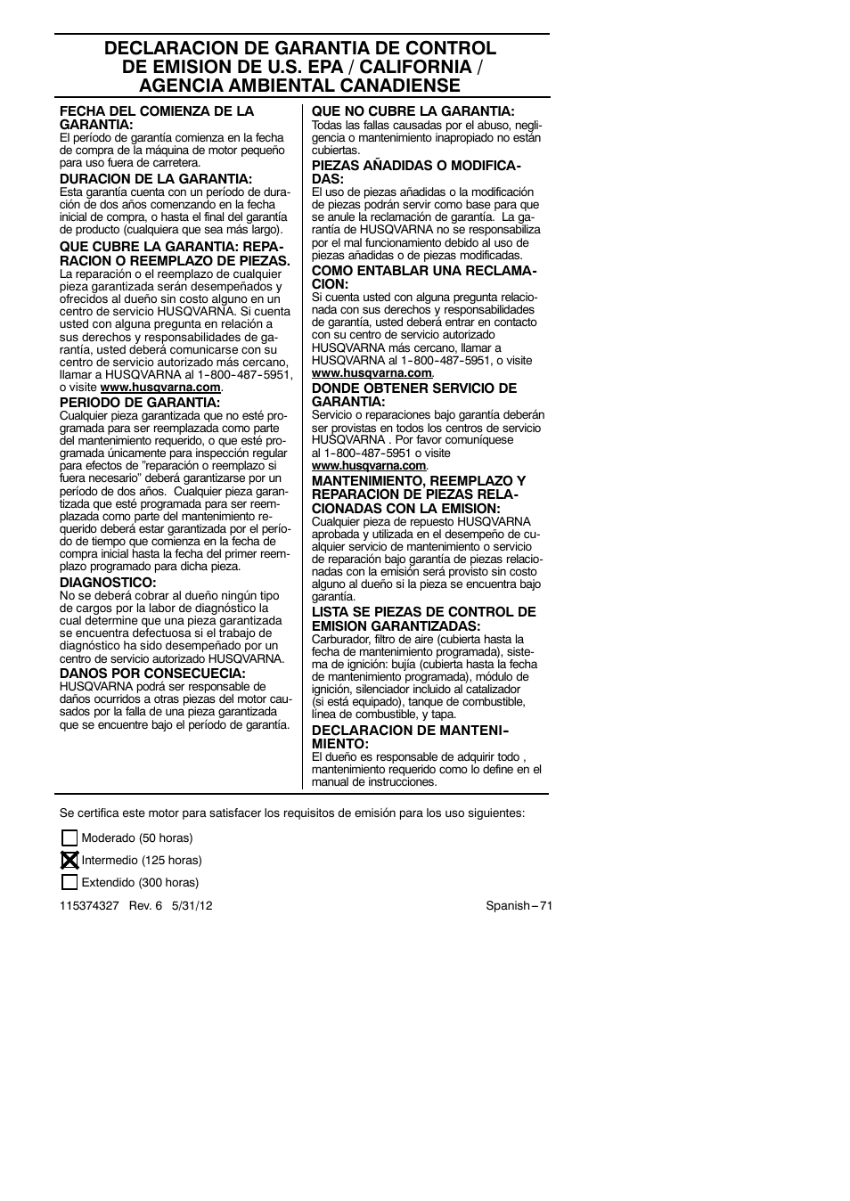 Husqvarna 128LD User Manual | Page 71 / 71
