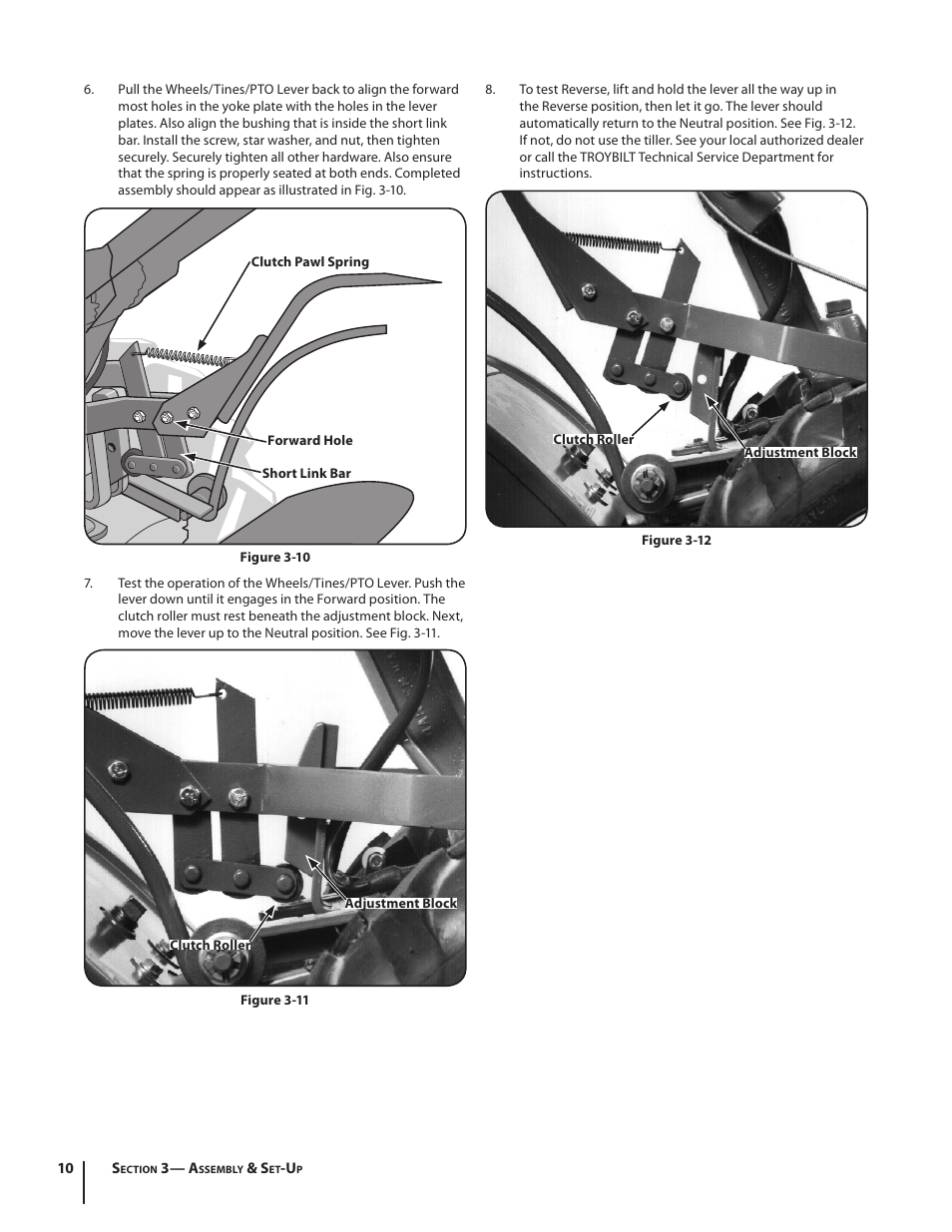 Troy-Bilt Horse User Manual | Page 10 / 44