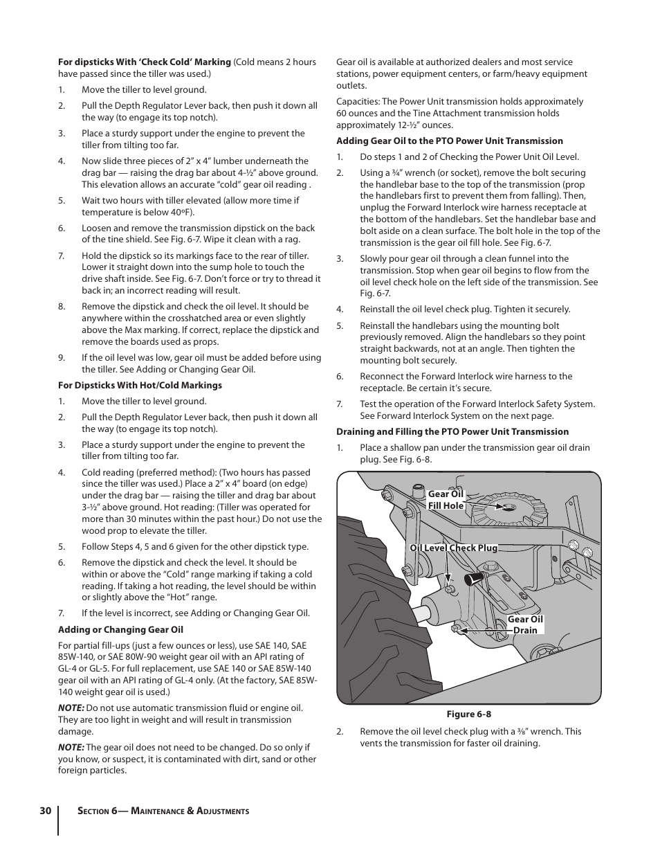 Troy-Bilt Horse User Manual | Page 30 / 44