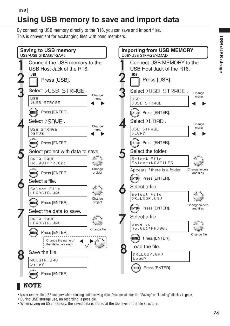 Zoom R16 User Manual | Page 75 / 100