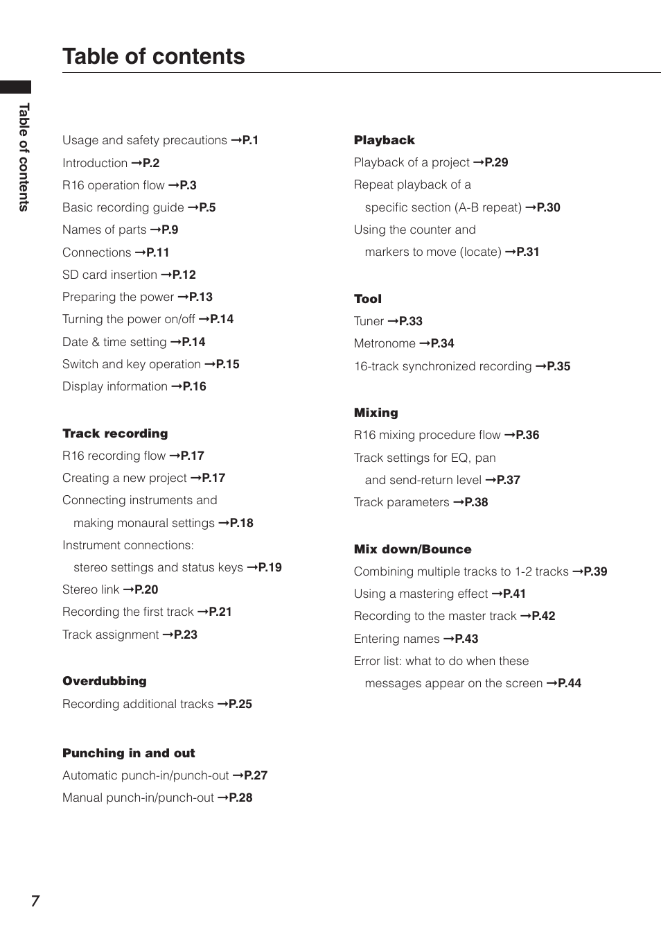 Zoom R16 User Manual | Page 8 / 100